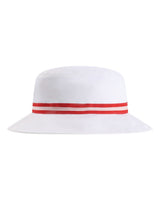 Imperial The Oxford Performance Bucket Hat. 1371P - White/ Red