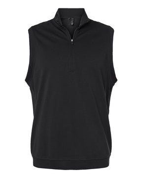 Adidas Men's Club Quarter-Zip Vest. A599 - Black