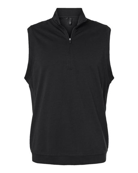 Adidas Men's Club Quarter-Zip Vest. A599 - Black
