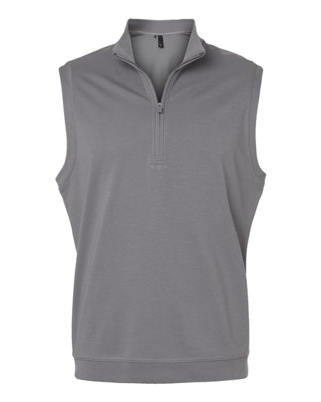 Adidas Men's Club Quarter-Zip Vest. A599 - Grey Three