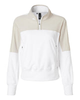 Adidas Women's Fleece Quarter-Zip Pullover. A601 - Alumina