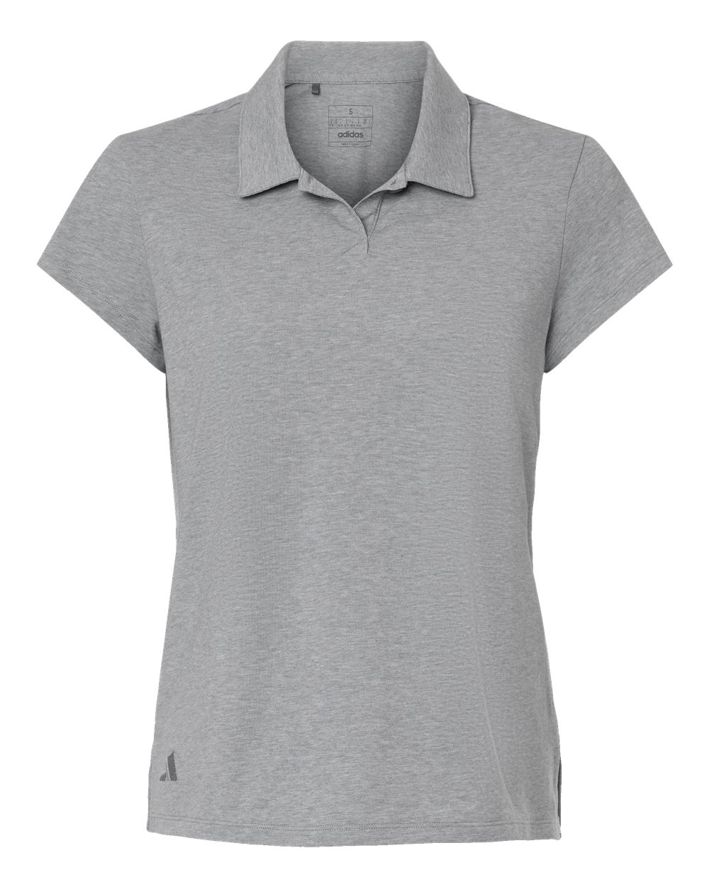 Adidas Women's Blended Polo. A690 - Grey Three Melange