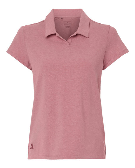 Adidas Women's Blended Polo. A690 - Pink Strata Melange