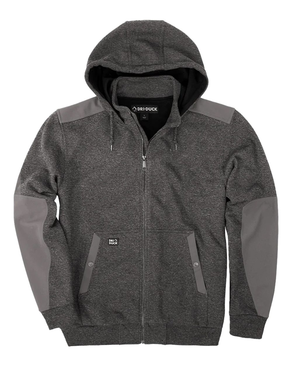 DRI DUCK Men's Mission Fleece Pro Full-Zip Jacket. 7340 - Dark Oxford