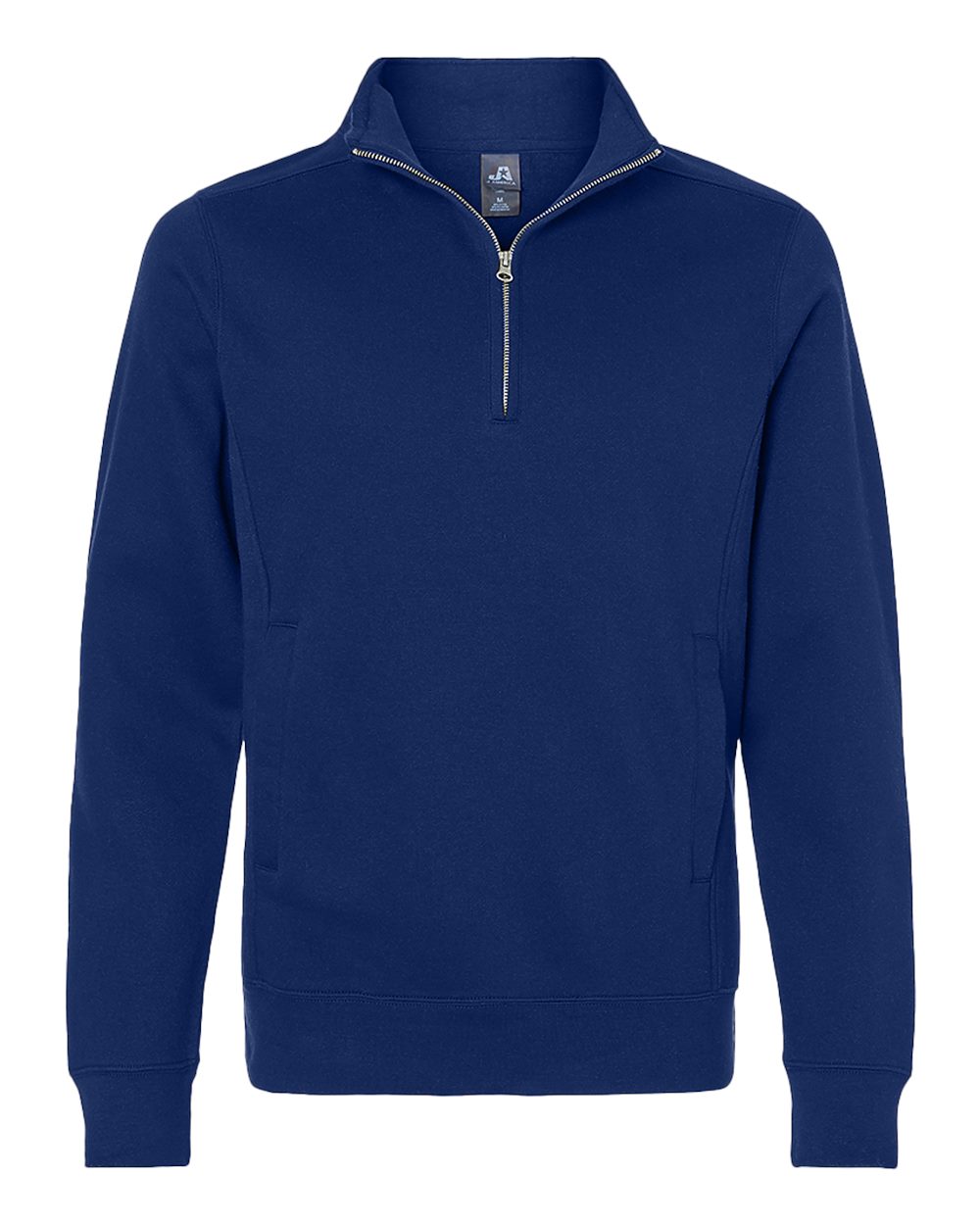 J. America Unisex Heavyweight Fleece Quarter-Zip Sweatshirt. 8717 - True Navy