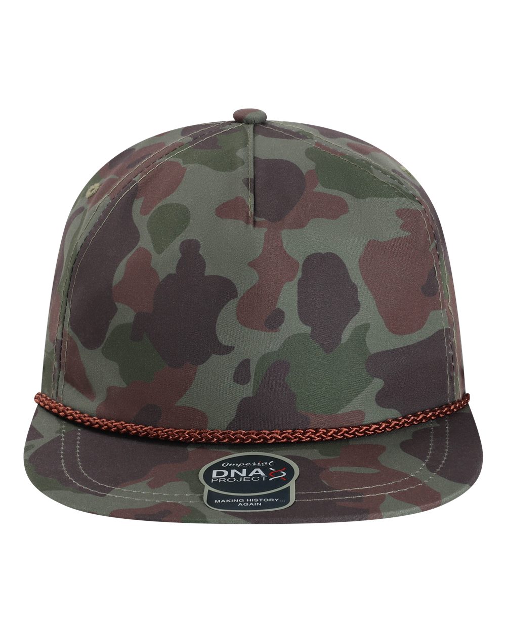 Imperial The Aloha Rope Cap. DNA010 - Frog Skin Camo/ Green