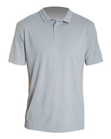 ANETIK Men's Low Pro Tech Polo. MPLPRS0 - Alloy Heathered