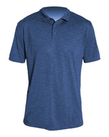 ANETIK Men's Low Pro Tech Polo. MPLPRS0 - Navy Heathered