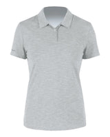 ANETIK Women's Breeze Tech Polo. WPBRZS1 - Alloy Heathered