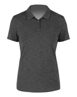 ANETIK Women's Breeze Tech Polo. WPBRZS1 - Charcoal Heathered