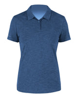ANETIK Women's Breeze Tech Polo. WPBRZS1 - Navy Heathered