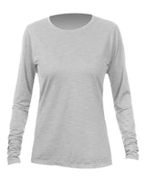 ANETIK Women's Breeze Tech Long Sleeve T-Shirt. WSBRZL0 - Alloy Heathered