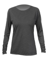 ANETIK Women's Breeze Tech Long Sleeve T-Shirt. WSBRZL0 - Charcoal Heathered