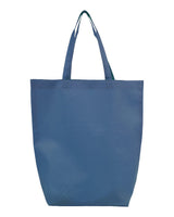 Q-Tees Non-Woven Gusset Bottom Tote. Q1251 - Navy