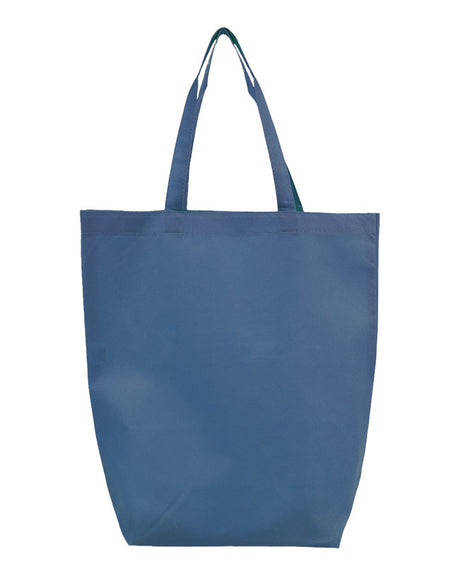Q-Tees Non-Woven Gusset Bottom Tote. Q1251 - Navy