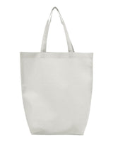 Q-Tees Non-Woven Gusset Bottom Tote. Q1251 - White