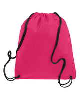 Q-Tees Non-Woven Drawstring Bag. Q1235 - Hot Pink