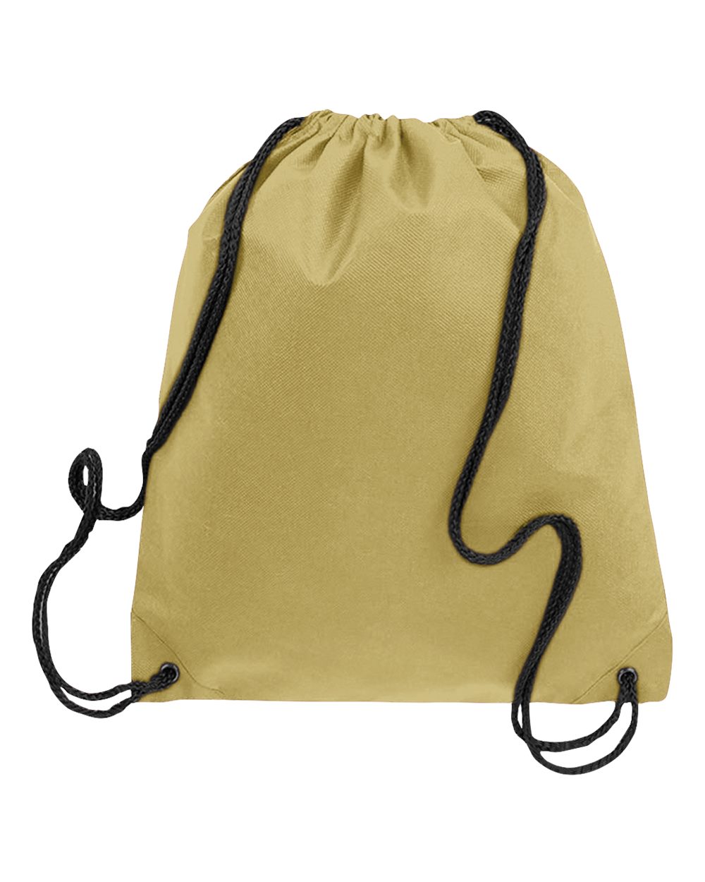 Q-Tees Non-Woven Drawstring Bag. Q1235 - Natural