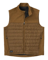 DRI DUCK Men's Summit Soft Shell Puffer Vest. 5318 - Saddle Heather/ Saddle