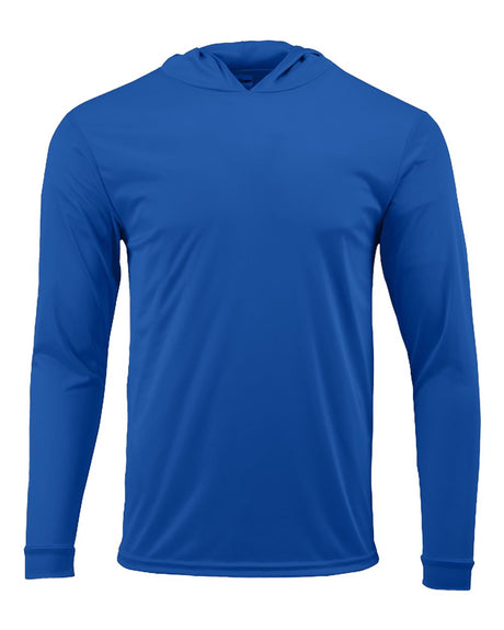 Paragon Unisex Bahama Performance Hooded Long Sleeve T-Shirt. 220 - Royal