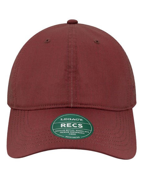 LEGACY Reclaim Sport Mesh Cap. RECS - Eco Maroon