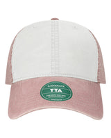 LEGACY Terra Twill Cap. TTA - White/ Dusty Rose