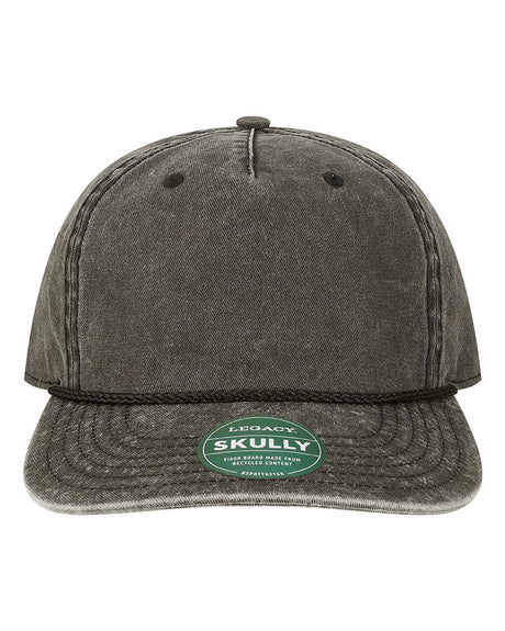 LEGACY Skully Rope Cap. SKULLY - Black