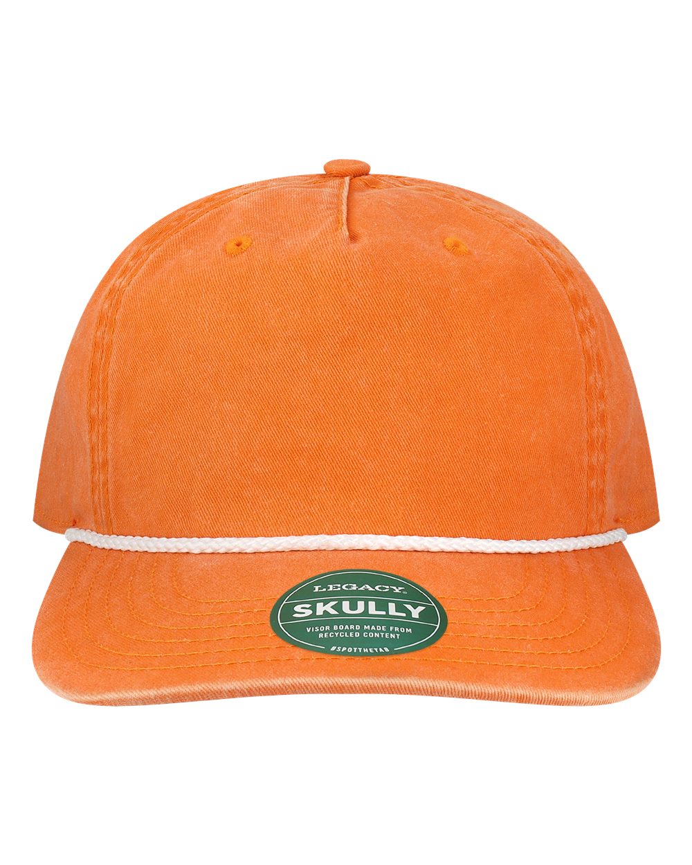 LEGACY Skully Rope Cap. SKULLY - Tangerine Orange