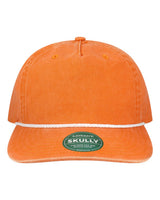 LEGACY Skully Rope Cap. SKULLY - Tangerine Orange