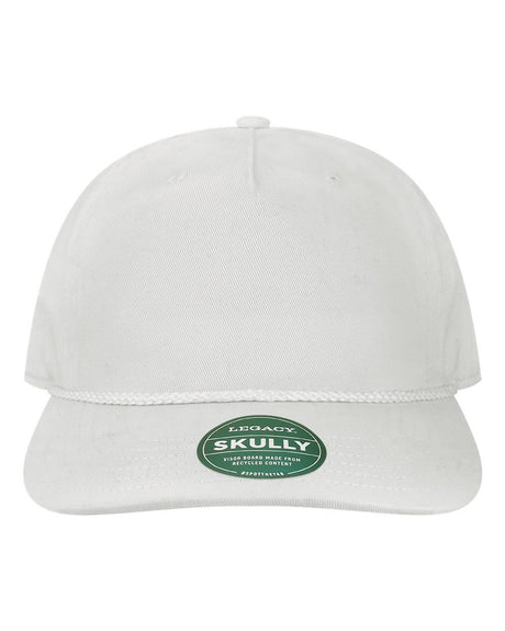 LEGACY Skully Rope Cap. SKULLY - White