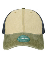LEGACY Dashboard Trucker Cap. DTA - Stone/ Olive/ Navy