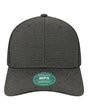 LEGACY Mid-Pro Snapback Trucker Cap. MPS - Black Z - Quilted