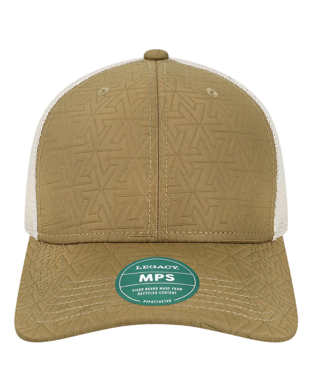 LEGACY Mid-Pro Snapback Trucker Cap. MPS - Brown Z - Quilted