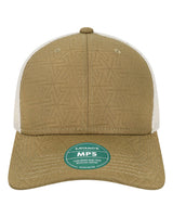 LEGACY Mid-Pro Snapback Trucker Cap. MPS - Brown Z - Quilted