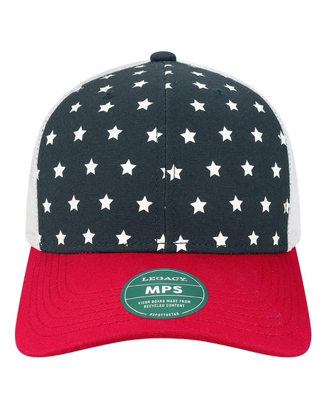 LEGACY Mid-Pro Snapback Trucker Cap. MPS - USA