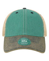 LEGACY Old Favorite Trucker Cap. OFA - Aqua Blue/ Navy
