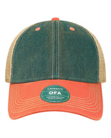 LEGACY Old Favorite Trucker Cap. OFA - Marine Blue/ Coral