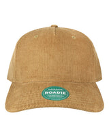 LEGACY Five-Panel Adjustable Cap. ROADIE - Khaki Corduroy