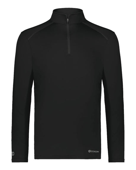 Holloway Men's CoolCore® Quarter-Zip Pullover. 222140 - Black