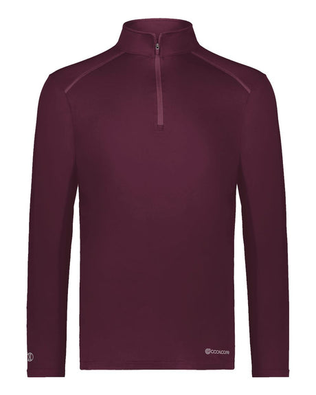 Holloway Men's CoolCore® Quarter-Zip Pullover. 222140 - Maroon
