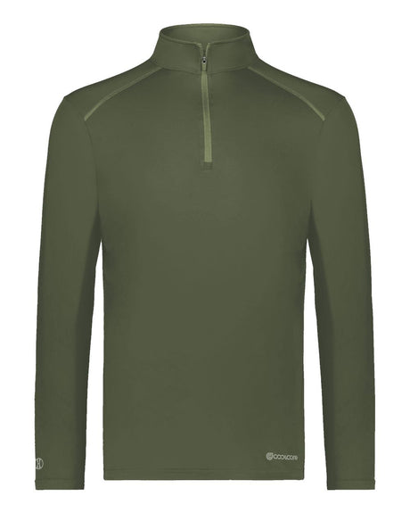 Holloway Men's CoolCore® Quarter-Zip Pullover. 222140 - Olive