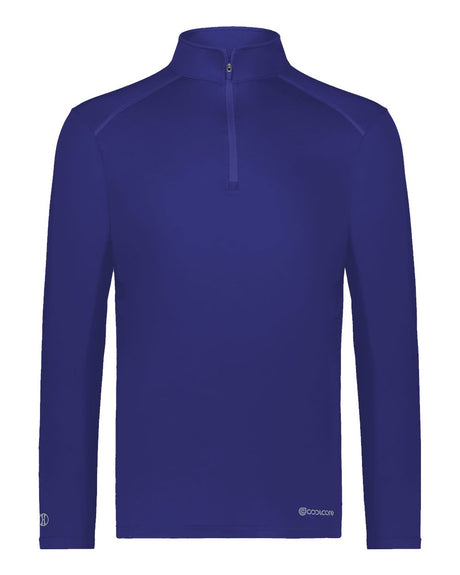 Holloway Men's CoolCore® Quarter-Zip Pullover. 222140 - Purple