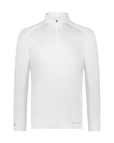 Holloway Men's CoolCore® Quarter-Zip Pullover. 222140 - White