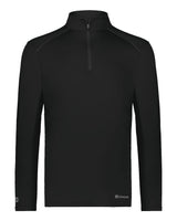 Holloway Youth CoolCore® Quarter-Zip Pullover. 222240 - Black