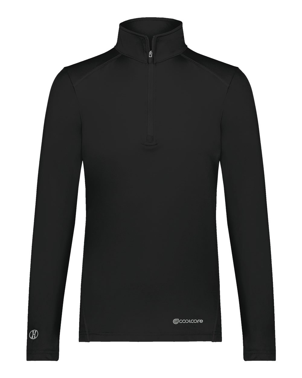 Holloway Women's CoolCore® Quarter-Zip Pullover. 222340 - Black