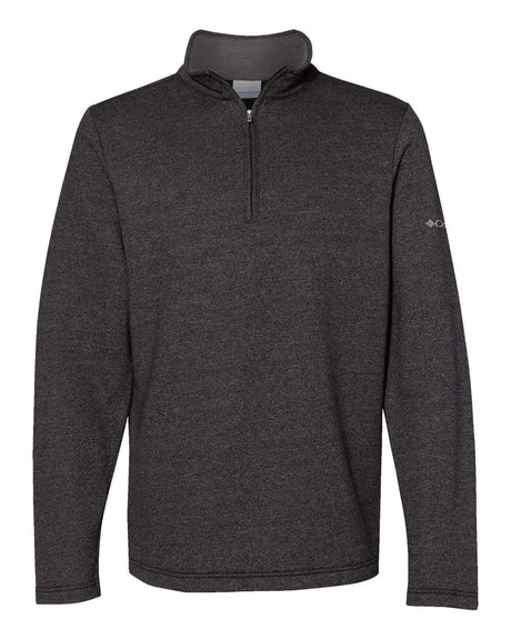 Columbia Men's Great Hart Mountain™ III Half-Zip Pullover. 212487 - Black Heather
