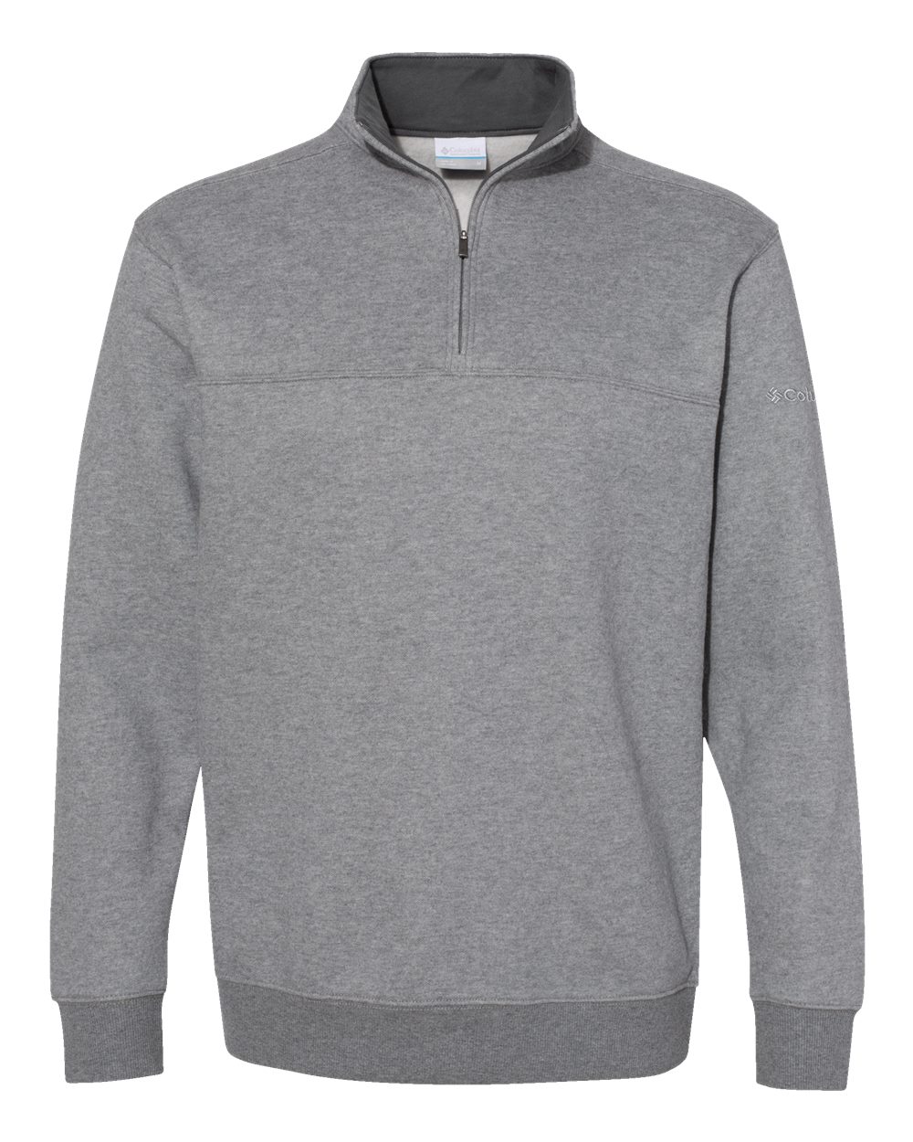 Columbia Men's Hart Mountain™ II Half-Zip Pullover. 212475 - Charcoal Heather