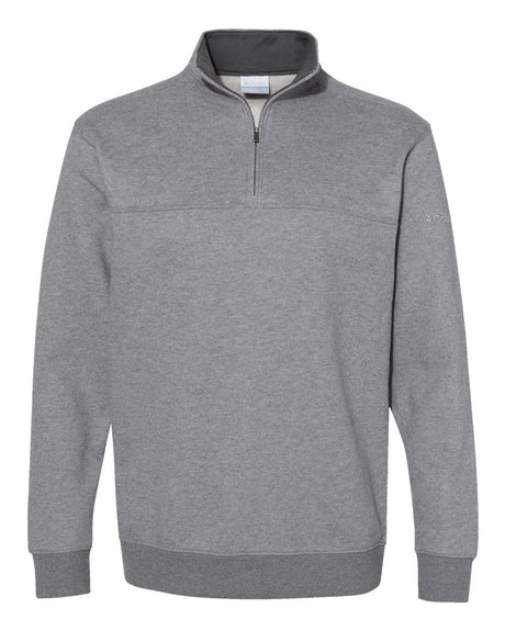 Columbia Men's Hart Mountain™ II Half-Zip Pullover. 212475 - Charcoal Heather