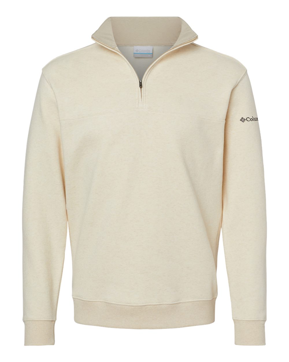 Columbia Men's Hart Mountain™ II Half-Zip Pullover. 212475 - Oatmeal Heather