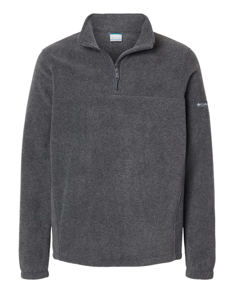 Columbia Men's Steens Mountain™ Fleece Half-Zip Pullover. 212486 - Charcoal Heather